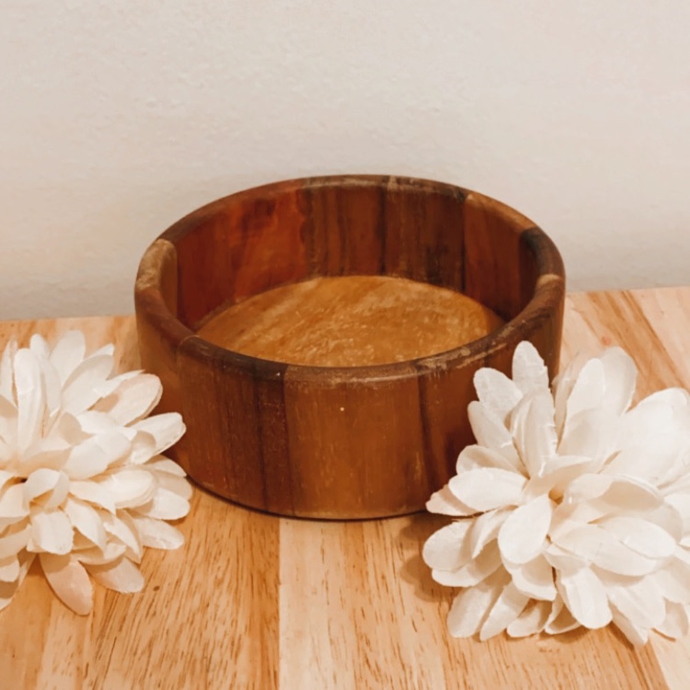 Wooden bowl